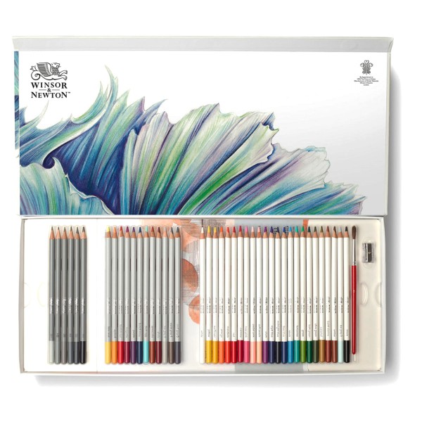 Encontraproduto.com.br - Lápis de Cor Misto Winsor & Newton Studio Collection com 45 Peças - 2090001