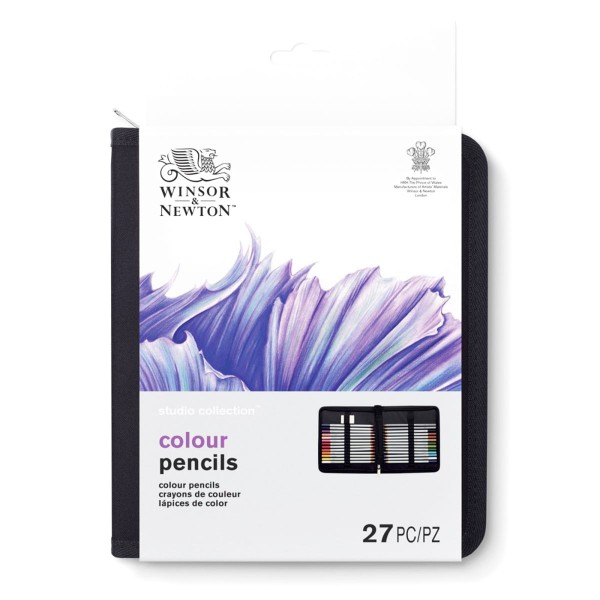 Encontraproduto.com.br - Estojo Lápis de Cor Winsor & Newton Studio Collection com 27 Peças - 2090004