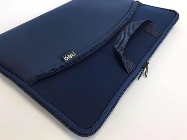 Encontraproduto.com.br - Capa Para Notebooks 15.6 Azul Pasta Neoprene  Alça Case