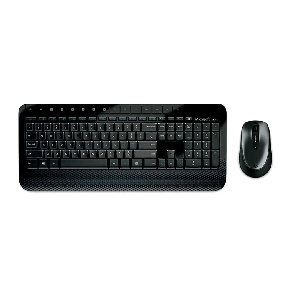 Encontraproduto.com.br - Teclado e Mouse Microsoft Wireless 2000 Desktop