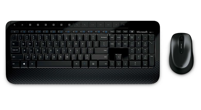 Encontraproduto.com.br - Teclado e Mouse Microsoft Wireless 2000 Desktop