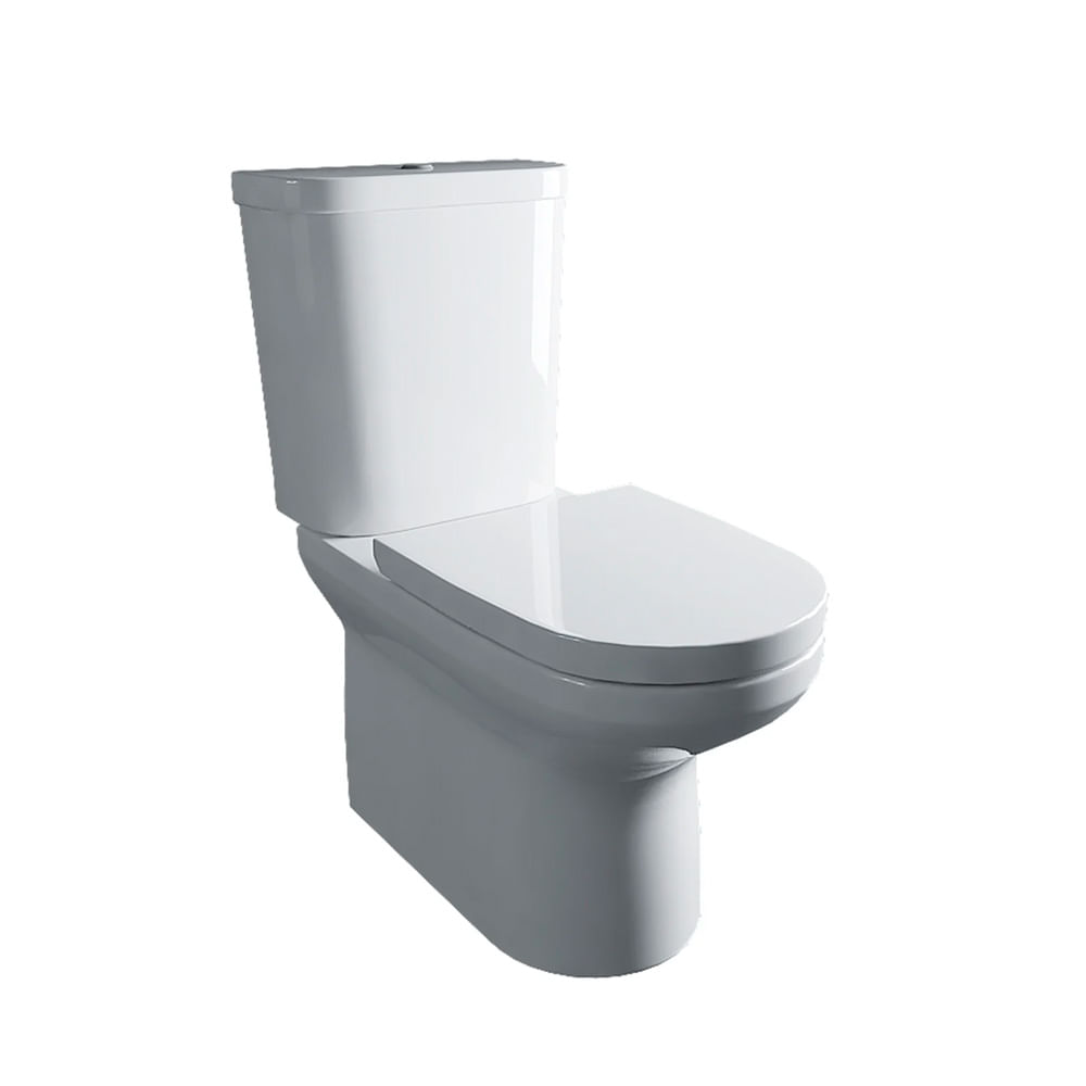 Encontraproduto.com.br - Kit Bacia Com Caixa Acoplada Span Round Branco Kohler