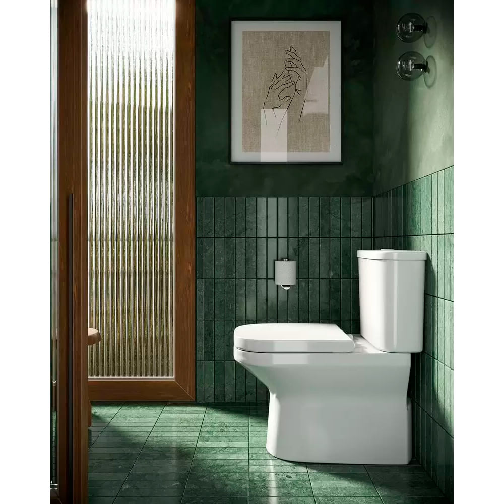 Encontraproduto.com.br - Kit Vaso Sanitário Com Caixa Span Square 3/6L Kohler