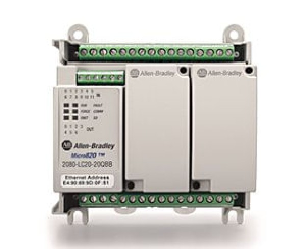 Encontraproduto.com.br - Controlador Programavel Micro820 24VDC REF.2080LC2020QBB - Rockwell Automation