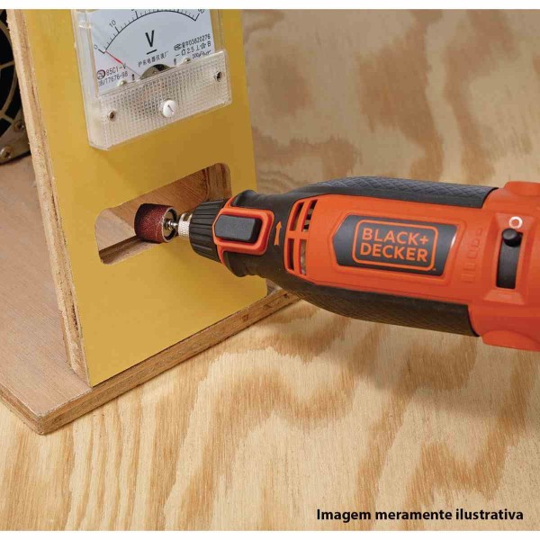 Encontraproduto.com.br - Micro Retífica Black&Decker Com 113 Acessórios 127v