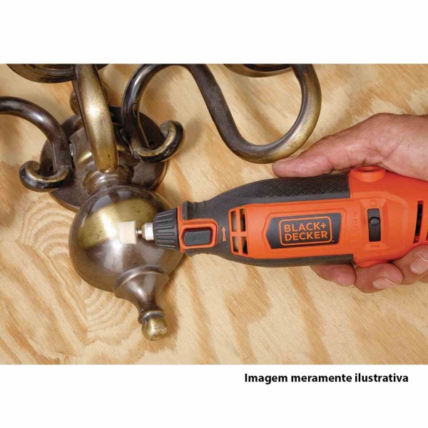 Encontraproduto.com.br - Micro Retífica Black&Decker Com 113 Acessórios 127v