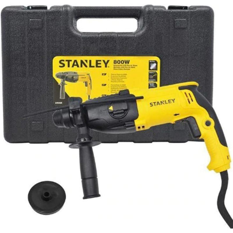 Encontraproduto.com.br - Martelete Stanley Sds Plus 3 Modos 2,4 Joules 800w 26mm 220v