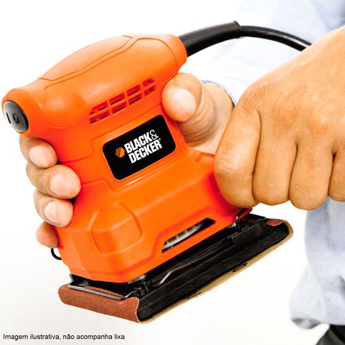 Encontraproduto.com.br - Lixadeira Orbital 1/4 200W 127V Black Decker