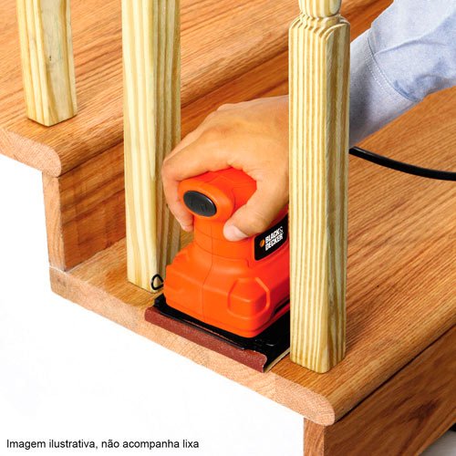 Encontraproduto.com.br - Lixadeira Orbital 1/4 200W 127V Black Decker