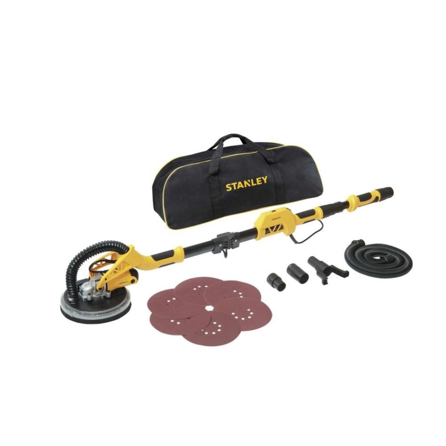 Encontraproduto.com.br - Lixadeira de Parede Roto Orbital Elétrica Stanley SW75-BR com LED 225mm 750W 110V
