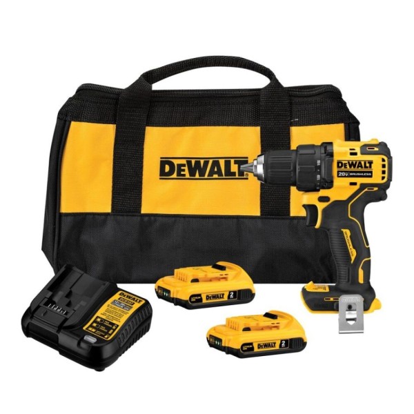 Parafusadeira e Furadeira a Bateria Dewalt Brush DCD708D2BR 1/2