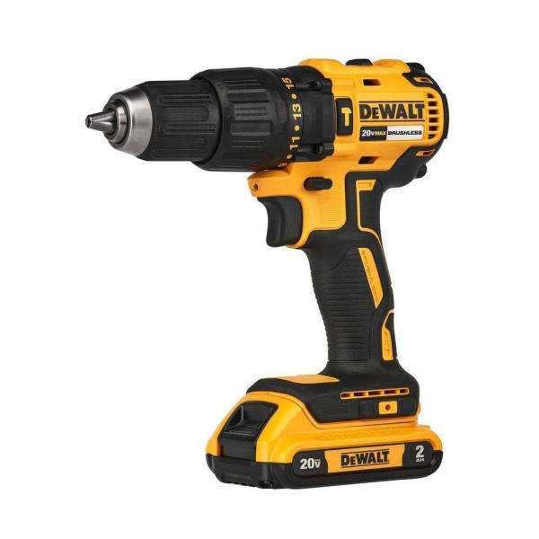 Encontraproduto.com.br - Paraf/Fur Impacto Dewalt 1/2 Pol 20V com Bateria Max Li-Ion 3.0ah Carregador Bivolt DCD7781L1-BR