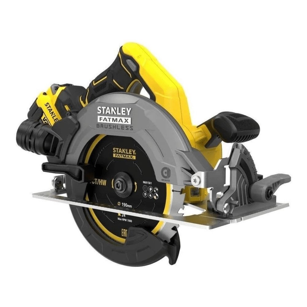 Encontraproduto.com.br - Serra Circular Stanley SBC550D1K-BR, 7-1/4 (185mm), Brushless 20V, Max Íon De Lítio