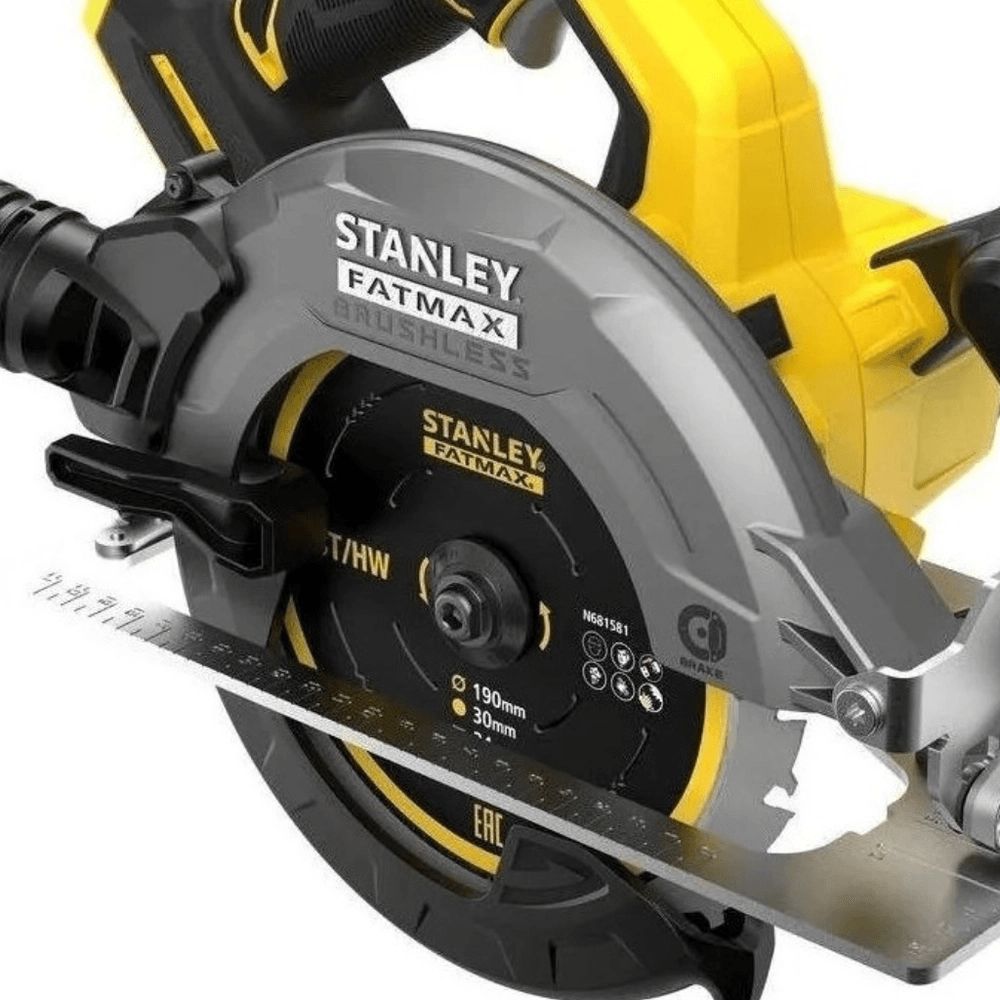 Encontraproduto.com.br - Serra Circular Stanley SBC550D1K-BR, 7-1/4 (185mm), Brushless 20V, Max Íon De Lítio