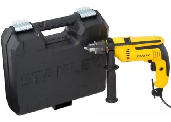 Encontraproduto.com.br - Furadeira de Impacto Stanley, SDH700KBR, 13mm 1/2 700W - VVR- Com Maleta - 127V