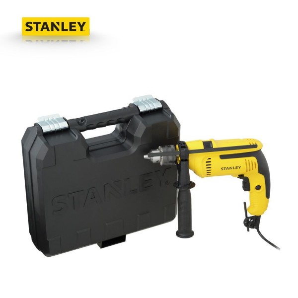 Encontraproduto.com.br - Furadeira de Impacto Stanley, SDH700KBR, 13mm 1/2 700W - VVR- Com Maleta - 127V
