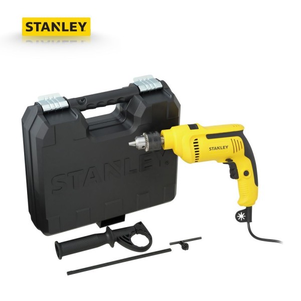 Encontraproduto.com.br - Furadeira de Impacto Stanley, SDH700KBR, 13mm 1/2 700W - VVR- Com Maleta - 127V