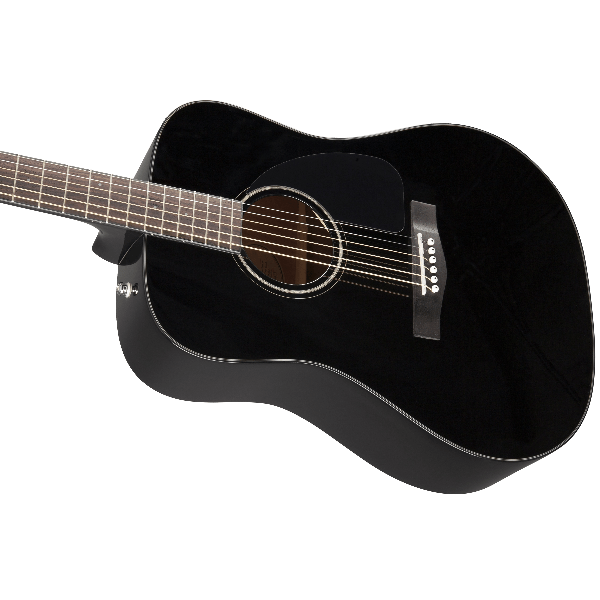 Encontraproduto.com.br - Violão Acústico Com Estojo CD-60 Dreadnought V3 BK - Fender