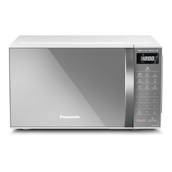 Encontraproduto.com.br - Micro-ondas Panasonic 21L NN-ST27LWRUK Branco Espelhado
