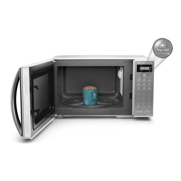 Encontraproduto.com.br - Micro-ondas Panasonic 21L NN-ST27LWRUK Branco Espelhado