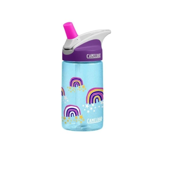 Encontraproduto.com.br - Garrafa Camelbak Eddy Kids 0,4 Litros Arco Íris Azul