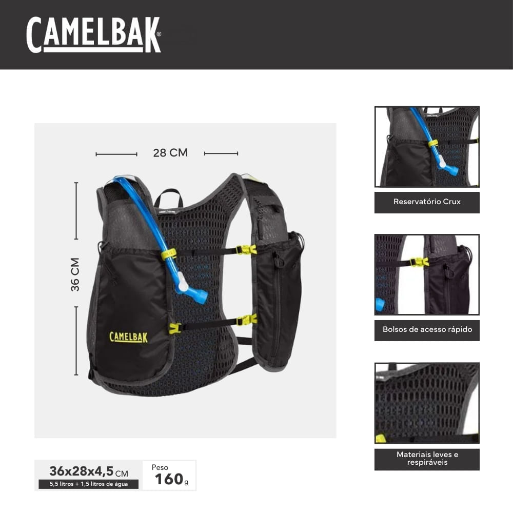 Encontraproduto.com.br - Mochila de hidratação CamelBak Circuit Run Vest