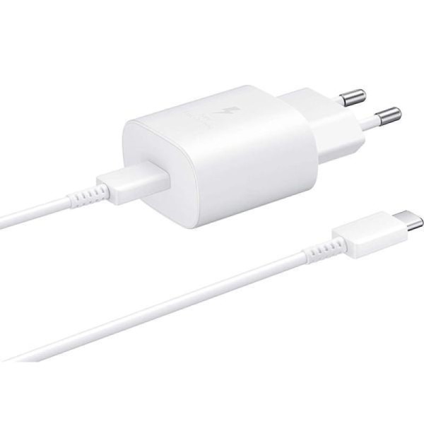 Encontraproduto.com.br - Carregador Rápido Original Samsung 25W Super Fast Charging com Cabo Tipo-C
