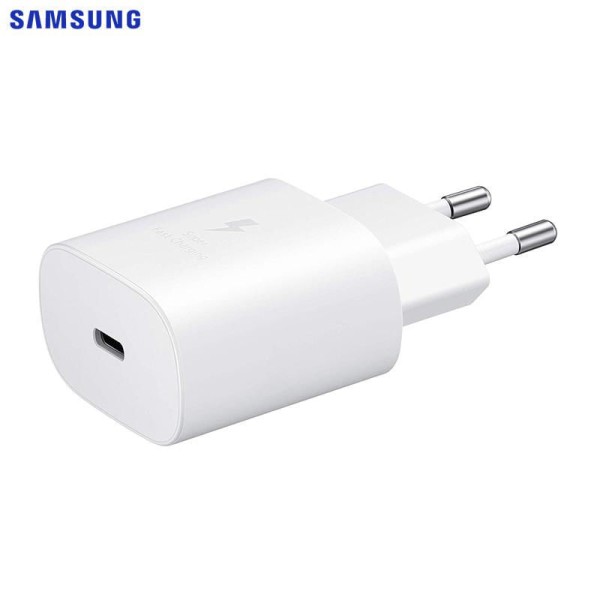 Encontraproduto.com.br - Carregador Rápido Original Samsung 25W Super Fast Charging com Cabo Tipo-C