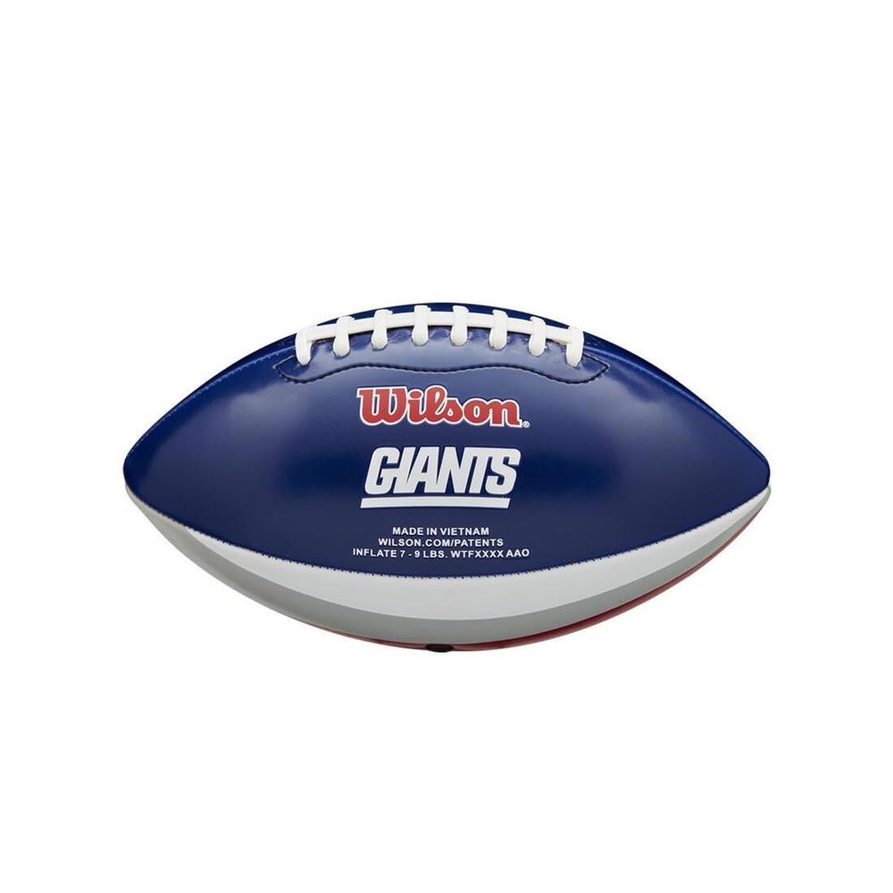 Encontraproduto.com.br - Bola Futebol Americano Mini Nfl Ny Giants Wilson Wtf1523Xbng