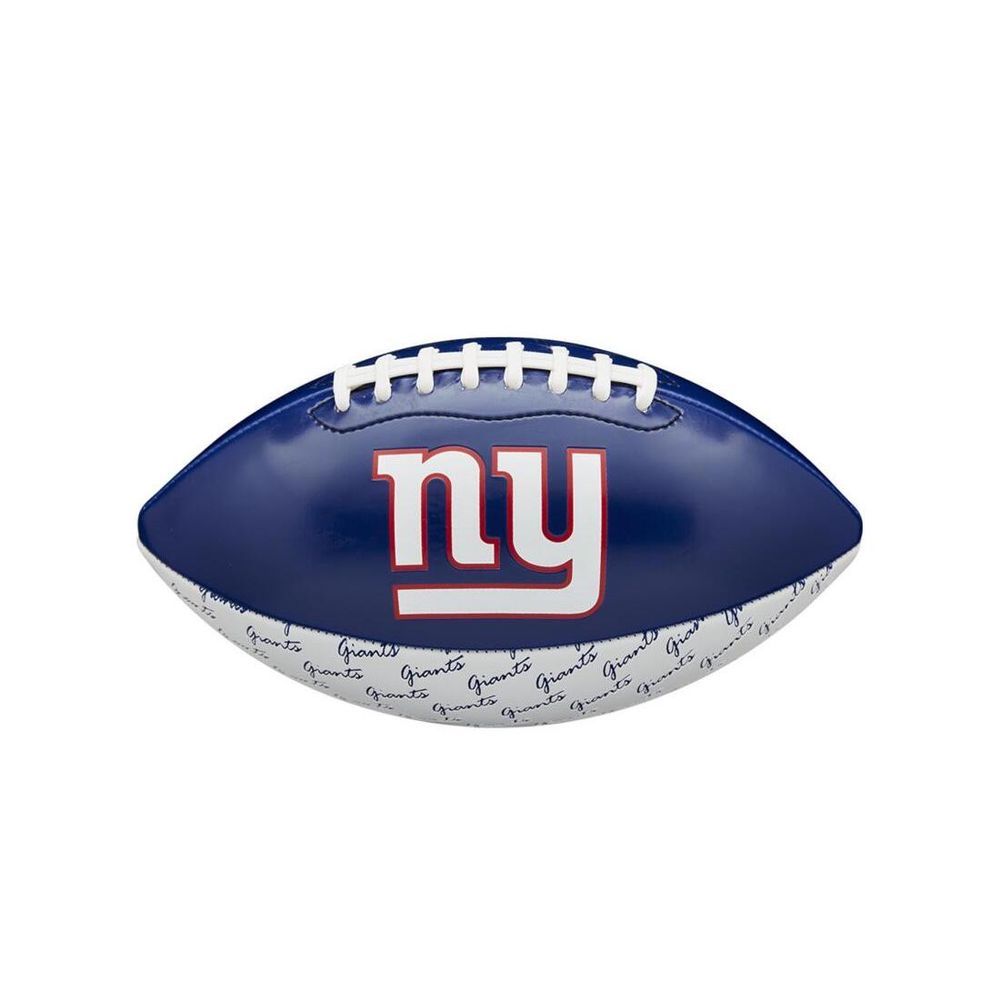 Encontraproduto.com.br - Bola Futebol Americano Mini Nfl Ny Giants Wilson Wtf1523Xbng