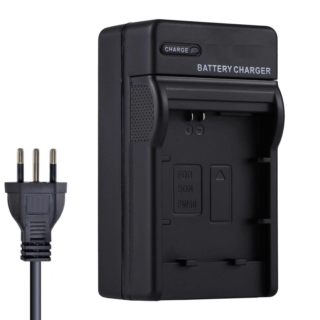 Encontraproduto.com.br - Carregador NP-FW50 para Baterias Sony (Bivolt)