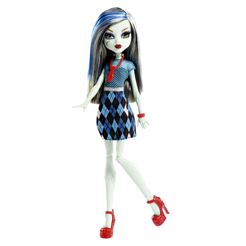 Encontraproduto.com.br - Boneca Monster High - New Style - Frankie Stein - Mattel