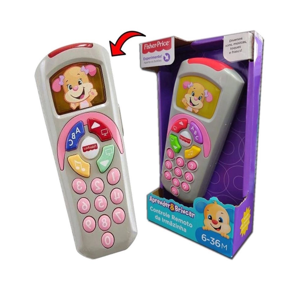 Encontraproduto.com.br - Fisher-Price Controle Remoto Irmã Do Cachorrinho - Mattel