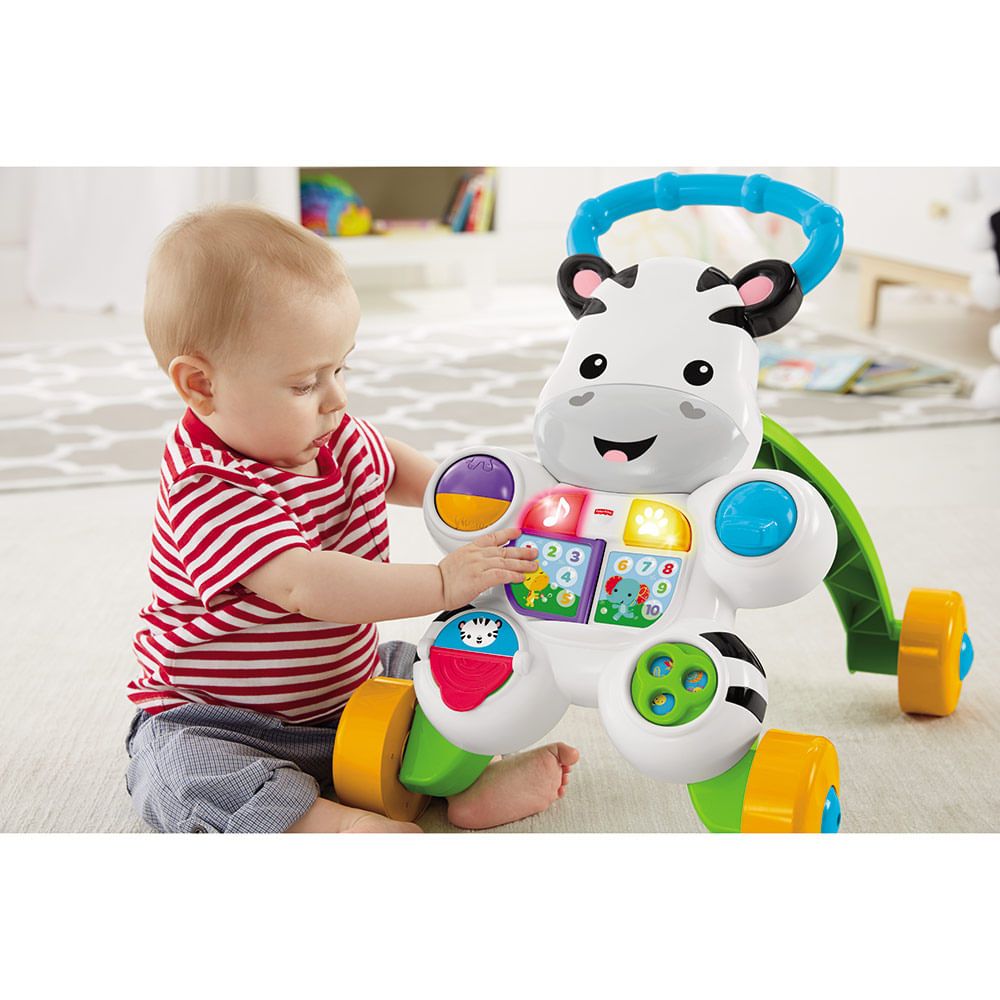Encontraproduto.com.br - Apoiador com Atividades Zebra Fisher-Price