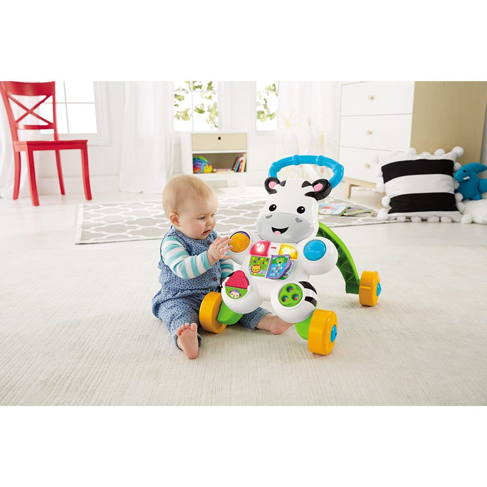 Encontraproduto.com.br - Apoiador com Atividades Zebra Fisher-Price