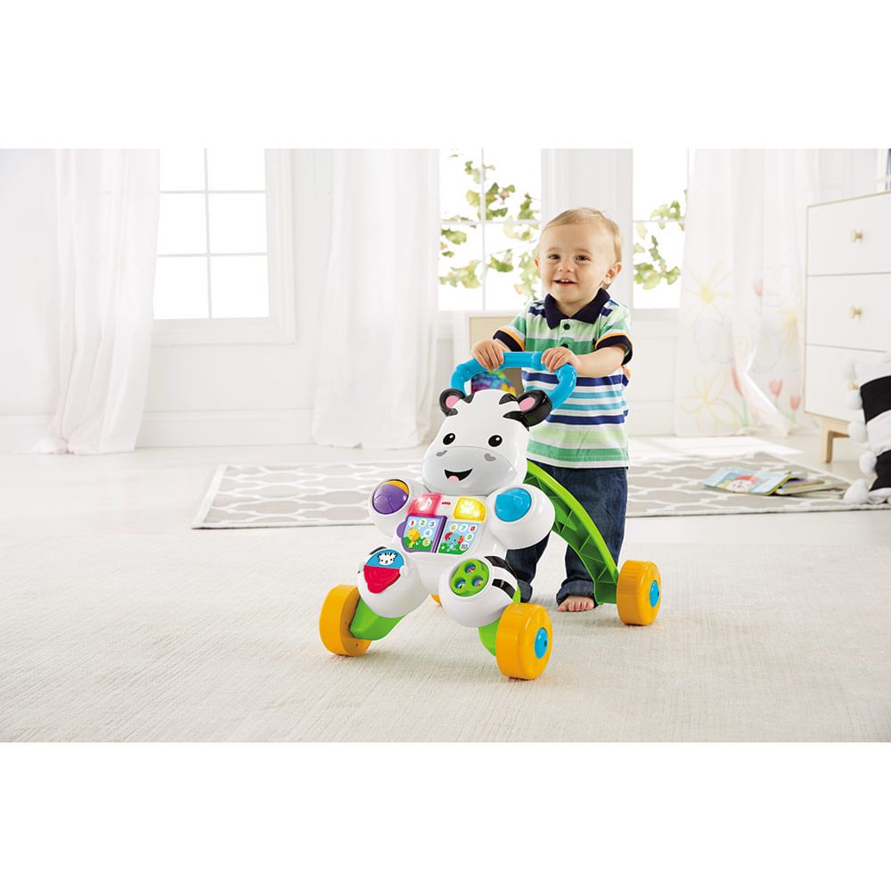Encontraproduto.com.br - Apoiador com Atividades Zebra Fisher-Price