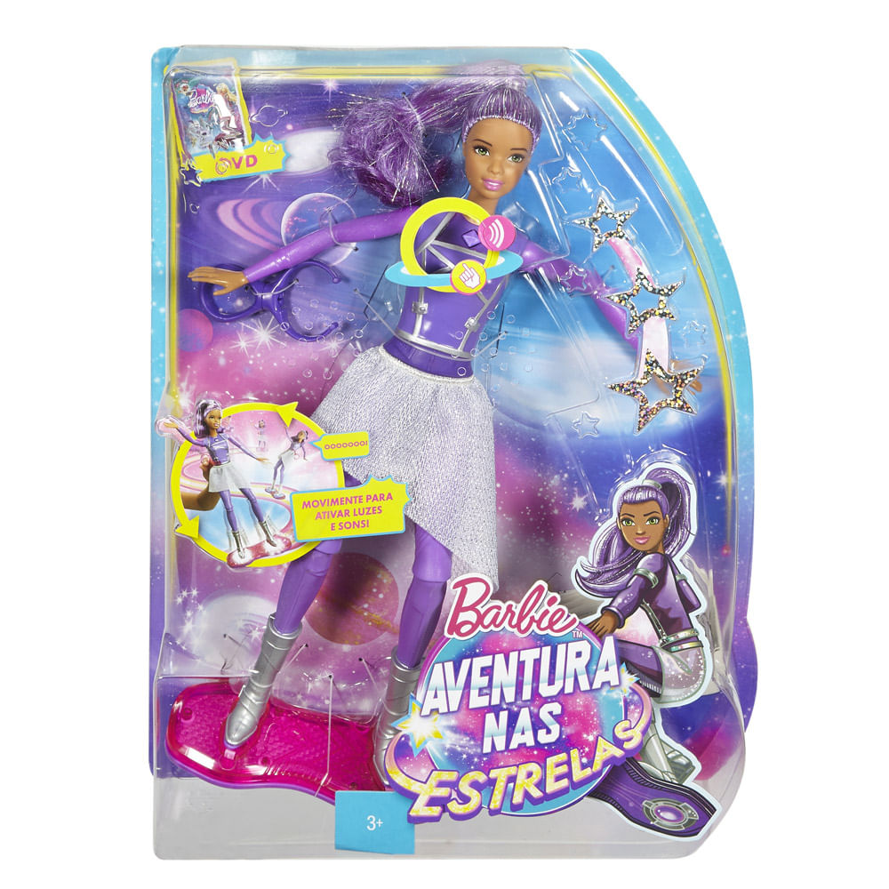 Encontraproduto.com.br - Boneca Barbie - Aventura nas Estrelas - Amiga com Hoverboard - Mattel