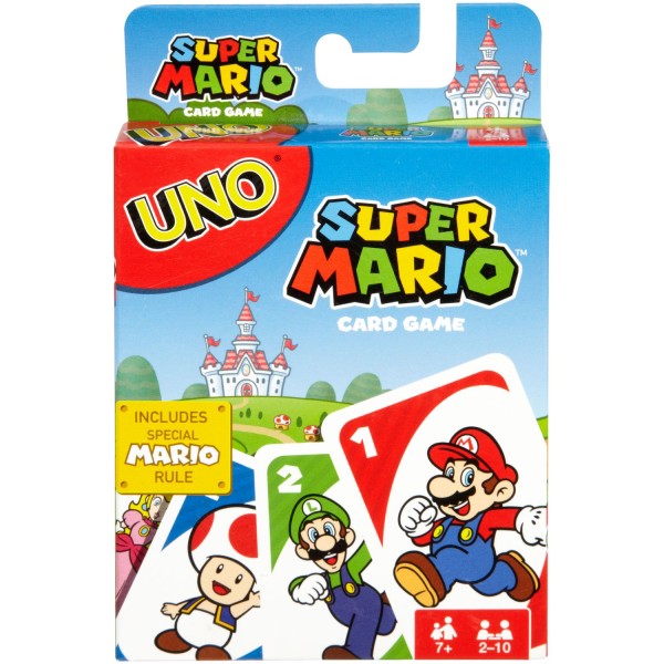 Encontraproduto.com.br - Jogo De Cartas Uno Mario Mattel