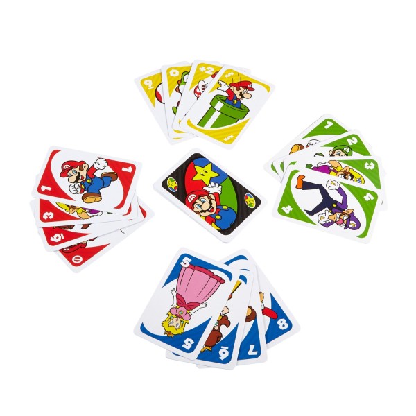 Encontraproduto.com.br - Jogo De Cartas Uno Mario Mattel