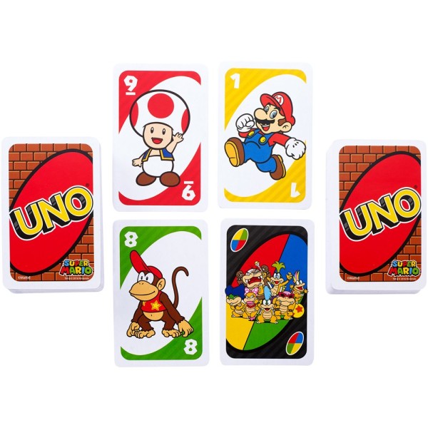 Encontraproduto.com.br - Jogo De Cartas Uno Mario Mattel