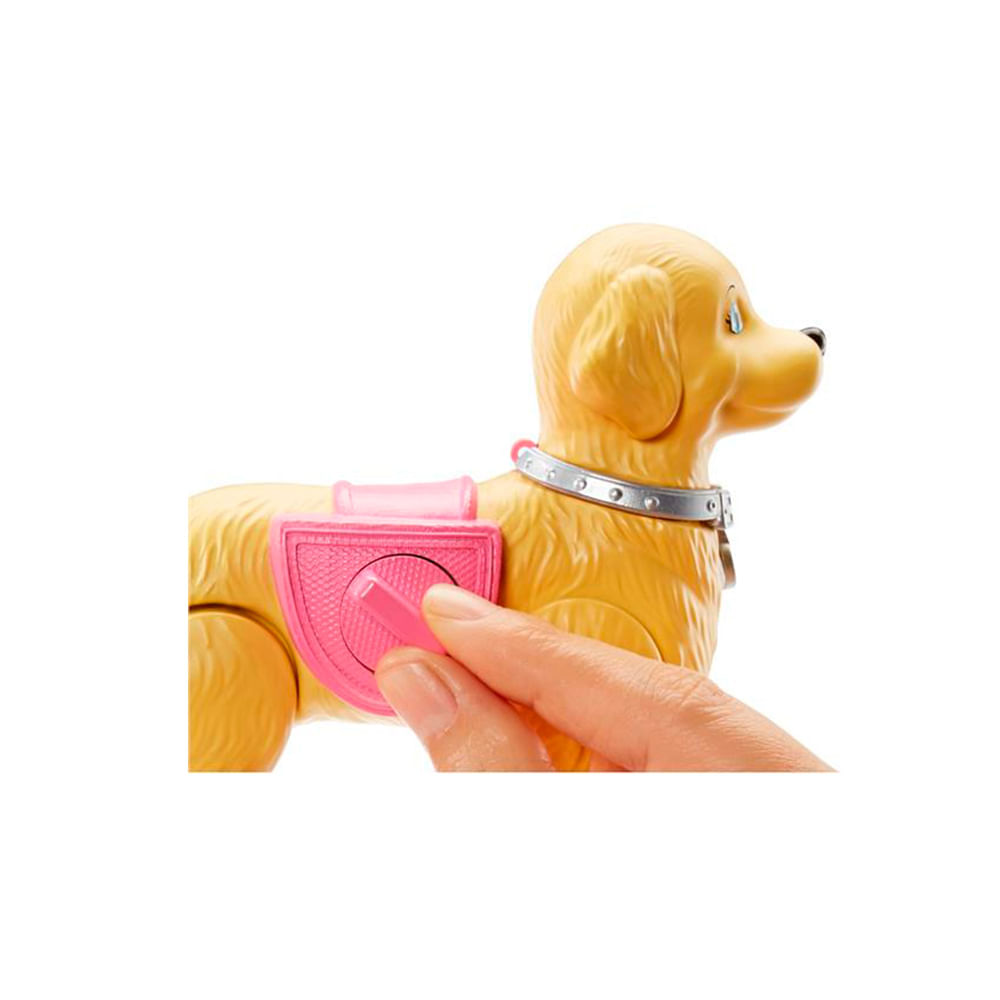 Encontraproduto.com.br - Boneca - Barbie - Familia Passeio com Cachorrinho MATTEL MATTEL