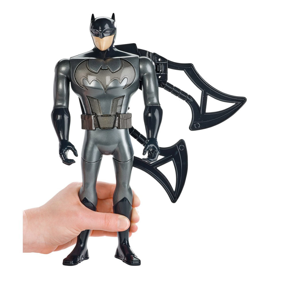 Encontraproduto.com.br - Boneco Articulado 30 Cm - DC Comics - Batman com Luzes e Sons - Mattel