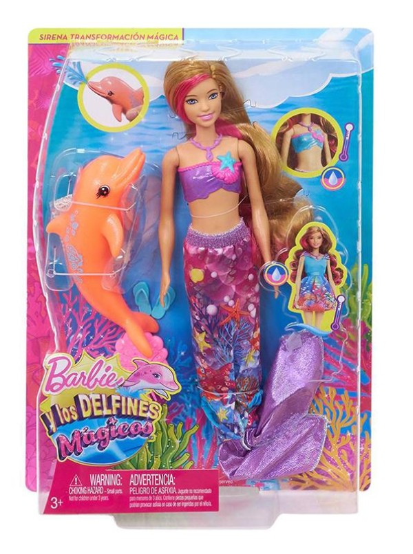 Encontraproduto.com.br - Boneca Barbie Sereia Transformação Mágica