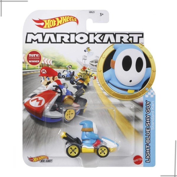 Encontraproduto.com.br - Kit com 7 Carrinhos Mario Kart 2022 Hot Wheels Gbg25