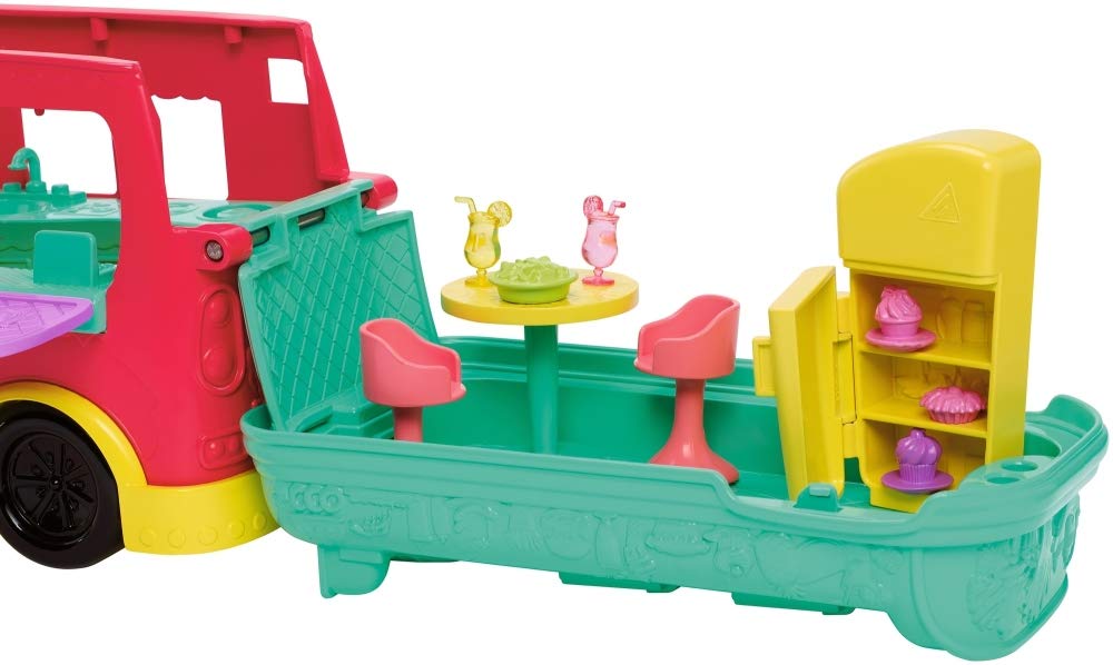 Encontraproduto.com.br - Veículo e Boneca - Polly Pocket - Food Truck Refresco - Mattel