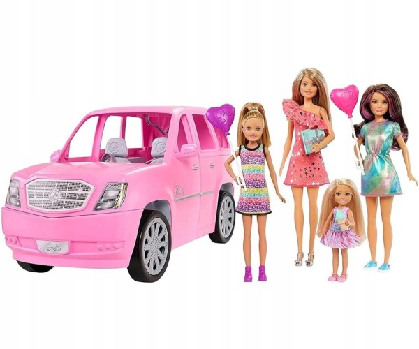 Encontraproduto.com.br - Boneca Barbie - Limousine com as Irmãs - Mattel