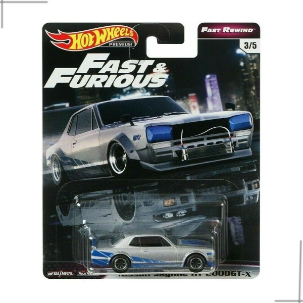 Encontraproduto.com.br - Hot Wheels Set 5minis Fast & Furious Velozes Furiosos Rewind