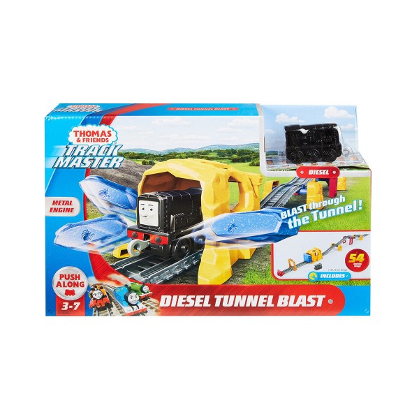 Encontraproduto.com.br - Pista e Veículo - Thomas e Seus Amigos - Explosão de Túnel - Mattel