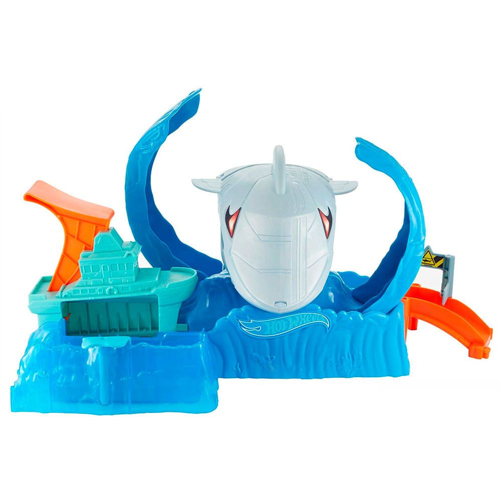 Pista Hot Wheels - City - Robô Tubarão - Mattel