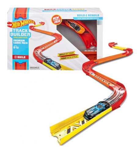 Encontraproduto.com.br - Pista De Carrinho Hot Wheels Track Builder Mattel